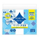 【令和・早い者勝ちセール】大王製紙 エリエールPlus+キレイ ペーパータオル コンパクトタイプ 200組×10個パック
