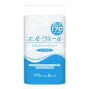 【週替わり特価F】エルヴェール 芯なしトイレットティシュー 170m×6R ( シングル )(3)