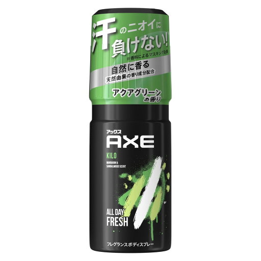 【送料込・まとめ買い×6点セット】ユニリーバ AXE ( アックス ) フレグランスボディスプレー キロ 60g 澄んだアクアグリーンの香り ( 4902111731513 )