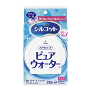 【送料無料・まとめ買い×5】ユニ・チャーム シルコット ウェットティッシュ ピュアウォーター 外出用 28枚入 ×5点セット ( 4903111464661 )