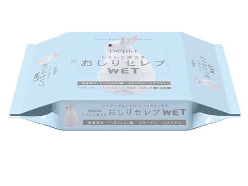 商品名：ネピア おしりセレブ WET ウエット詰替え 60枚内容量：60枚ブランド：ネピアおしりセレブ原産国：日本シャワーがなくてもしっとりスッキリトイレに流せるおしりの洗浄シート。ノンアルコール、パラベンフリー、無香料、保湿成分配合。JANコード:4901121834092商品番号：101-30444姫路流通センター＞ 日用品・生活雑貨 トイレに流せるおしりの洗浄シート(トイレットペーパー ウエットタイプ)詰め替え用です。ヒアルロン酸、コラーゲン、スクワラン配合。パラベンフリー、ノンアルコール、無香料。使用方法1-2枚取り出し、おしりを拭きます。使用後はトイレに流せます。使用上の注意●お肌に異常が生じていないかよく注意して使用してください。●お肌に合わないときや使用中、赤味、はれ、かゆみ、刺激、色ぬけ(白斑等)や黒ずみ等の異常が出た時、また、使用したお肌に直射日光が当って同じような異常が出た時は使用を中止し、皮膚科医へ相談してください。ご注意●トイレのつまりをさけるため、シートは1-2枚ずつ流してください。●トイレに流す場合は「大」の水量で流してください。水流が弱いとトイレにつまる可能性があります。成分水、DPG、セチルピリジニウムクロリド、安息香酸、ポリアミノプロピルビグアニド、PEG-60水添ヒマシ油、リン酸2Na、EDTA-2Na、チャ葉エキス、ヒアルロン酸Na、水溶性コラーゲン、スクワラン、BG素材不織布お問い合わせ先ネピアお客様相談室TEL：0120-985-041広告文責：アットライフ株式会社TEL 050-3196-1510※商品パッケージは変更の場合あり。メーカー欠品または完売の際、キャンセルをお願いすることがあります。ご了承ください。