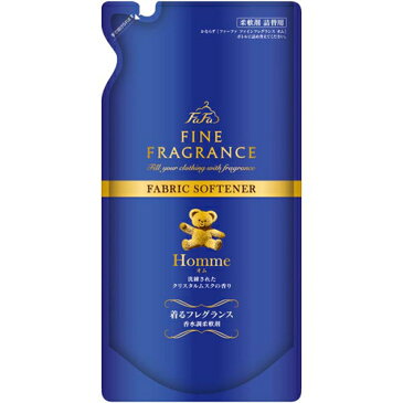 【お得なセット】ファーファ　ファインフレグランス　オム　本体1個 ( 600ml ) ＋つめ替え1個 ( 500ml ) （衣類用洗濯柔軟剤）（4902135113531_4902135113555）※商品パッケージ変更の場合あり