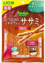 【送料込・まとめ買い×9点セット】ライオン　ペットキッス　つぶつぶチップ入りササミスティック　プレーン60G ( 4903351001343 )