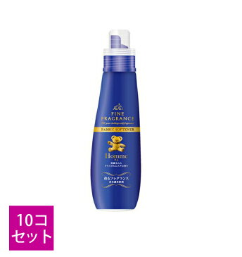 【10点セットで送料無料】ファーファ ファインフレグランス オム 600ml　本体×10点セット　ポピュラーな香水の香りをイメージした香水調の柔軟剤　 ( 4902135113531 )※商品パッケージ変更の場合あり