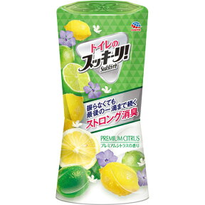 【令和・早い者勝ちセール】アース製薬 トイレのスッキーリ！　プレミアムシトラス(内容量：400ml) (4901080647115)