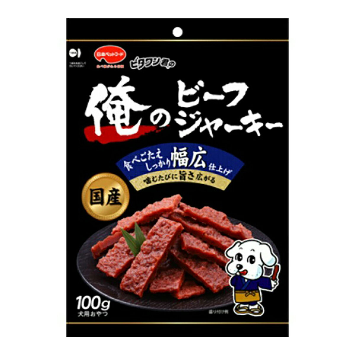 【送料込・まとめ買い×3】ビタワン君の俺のビーフジャーキー 幅広仕上げ 100g×3点セット（4902112031605）
ITEMPRICE