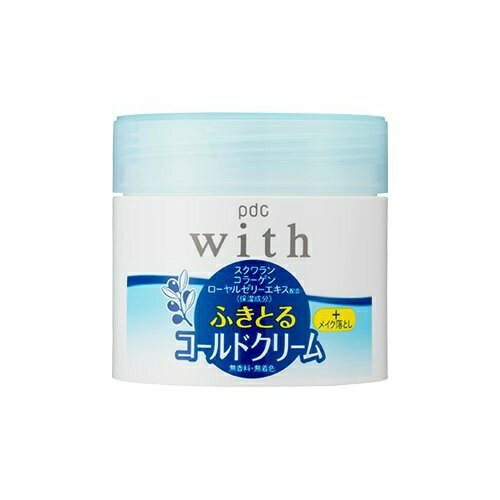 商品名：PDC ウィズ ふきとるメイク落とし 300g 無香料・無着色内容量：300gJANコード：4961989103259発売元、製造元、輸入元又は販売元：pdc原産国：日本区分：化粧品商品番号：103-4961989103259【ウィズ ふきとるメイク落としの商品詳細】●べたつかずサッパリふきとれる●ふきとるコ-ルドクリ-ム●無香料・無着色●落ちにくい口紅やファンデ-ション・毛穴のメイク汚れも,べたつかずさっぱりふきとれます.●天然由来保湿成分スクワラン配合【ご使用方法】適量(さくらんぼ大)を顔全体に伸ばしメイクとなじませた後,ティッシュなどでやさしくふきとり,その後洗顔してください.【成分】ミネラルオイル,水,プロピレングリコ-ル,ワセリン,ステアリン酸PEG-25,ステアリン酸スルビタン,ベヘニルアルコ-ル,ジメチコン,ステアリン酸,スクワラン,トコフェロ-ル,パラベン【ご注意】●傷や湿疹等,異常のある部位には使用しないでください●使用中,赤み・はれ・かゆみ・刺激等の異常が出たときは使用をやめ,皮フ科医等へ相談してください.●目に入らないよう注意し,入ったときはすぐに洗い流してください.●使用後はしっかりとフタを閉め,極端に高温または低温,直射日光があたる所や乳幼児の手が届く所には保管しないでください【ブランド】ウィズ(with)【発売元,製造元,輸入元又は販売元】pdc(0.3kg)pdc106-0047 東京都港区南麻布4-2-34 天現寺スクエア4階0120-127-131[クレンジング/ブランド:ウィズ(with)/]広告文責：アットライフ株式会社TEL 050-3196-1510 ※商品パッケージは変更の場合あり。メーカー欠品または完売の際、キャンセルをお願いすることがあります。ご了承ください。