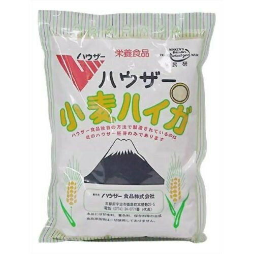 商品説明「ハウザー 小麦ハイガ(小麦胚芽) 500g」は、ハウザー食品独自の方法で製造された小麦胚芽の栄養食品です。小麦胚芽は、ビタミン・ミネラルの宝庫で、精製した白米や白パンばかりを常食している方にはとくにおすすめです。いろいろな料理に混ぜて栄養価を高めたり、おいしい飲み物の「ハウザー食」やハイガ美容食としてご利用いただけます。賞味期限等の表記についてパッケージに記載。ハウザー食のつくり方本品に、「ハウザー・ローヤル」と「ハウザー・青汁の素」の各1袋をコップに入れ、水か牛乳で溶かして「ハウザー食」としてお召し上がりください。ハウザー食は、ビタミンやミネラルが豊富でカロリーが低いために、アメリカのハリウッド女優の美容食として永年愛用されています。料理のご利用例●本品を味噌汁・スープ・シチュー・牛乳・ジュース・オートミール・卵焼などに混ぜると、とてもおいしくなります。●小麦粉に本品を適量混ぜると、おいしいホットケーキ・ワッフル・フライなどの衣ができます。●コロッケ・ミンチボール・ロールキャベツなどの挽肉に混ぜて召し上がってください。●本品大サジ山盛り1杯に、黒ゴマ2-3つまみと蜂蜜小サジ2-3杯混ぜてダンゴにしますと、おいしいお茶菓子・おやつになります。さらに水を少量加えてゼリー状に練って、食パンに付けますと、栄養効果満点の胚芽ペーストになります。●そのほか、きな粉代わりや、黒ゴマ・青のりなどと混ぜると、おいしいふりかけになります。ハイガ美容食の作り方寒天1本に水1Lを入れて弱火で溶かしてから、本品100gと粗製糖蜜100gを加えて少し煮つめてから「ハウザー・青汁の素」を加え型に流し込みます。原材料名・栄養成分等●原材料名：小麦胚芽●栄養成分表(100g当たり)：エネルギー435kcal、たんぱく質34.0g、脂質12.8g、糖質46.0g、ナトリウム3.4、mg、鉄8.5mg、灰分4.4g、ビタミンE34.6mgブランド：ハウザー発売元：ハウザー食品 内容量：500g サイズ：220*150*30(mm)JANコード：　4977571214715[ハウザー]健康食品[小麦胚芽]発売元、製造元、輸入元又は販売元：ハウザー食品区分：健康食品広告文責：アットライフ株式会社TEL 050-3196-1510※商品パッケージは変更の場合あり。メーカー欠品または完売の際、キャンセルをお願いすることがあります。ご了承ください。