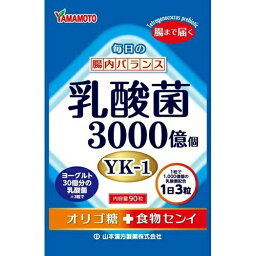 【送料込・まとめ買い×4個セット】山本漢方製薬 乳酸菌粒 90粒