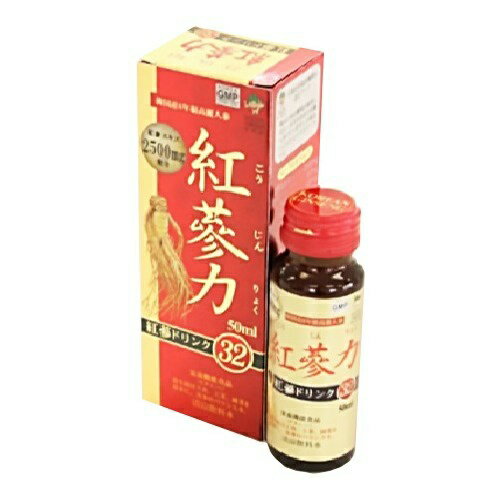 【送料込・まとめ買い×10個セット】高麗 紅蔘力(こうじんりょく) 紅蔘ドリンク32 50ml