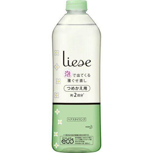 【送料無料・まとめ買い×10】花王 リーゼ 泡で出てくる寝ぐせ直し つめかえ用 340ml