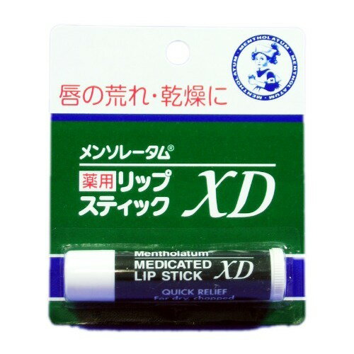 【送料込・まとめ買い×3個セット】ロート製薬 メンソレータム 薬用リップスティック XD 4g