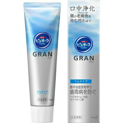 【送料込・まとめ買い×48個セット】花王 薬用 ピュオーラ グラン GRAN マルチケア 100g ハミガキ