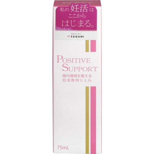 【5の倍数日・送料込 ×5点セット】【送料込】サガミ ポジティブサポート 75ml　本体（4974234996711）※パッケージ変更の場合あり　※ポイント最大5倍対象