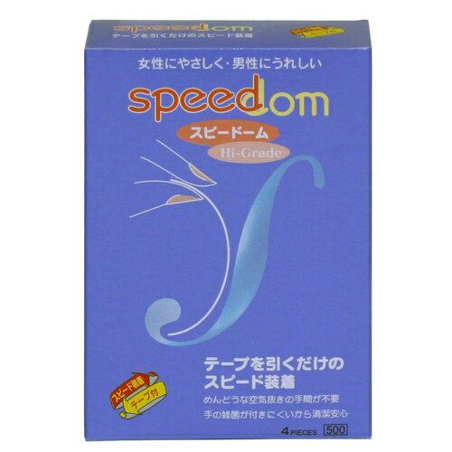 【送料込・まとめ買い×4個セット】ジャパンメディカル スピードーム500 (Speedom) 4個入