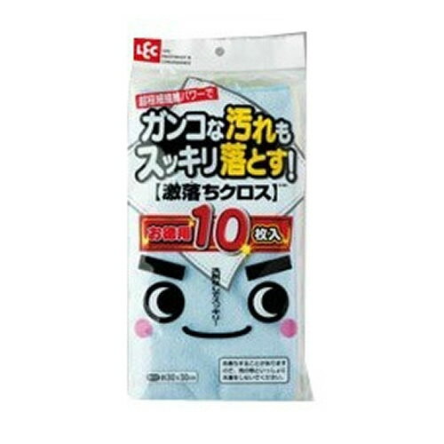 【送料無料・まとめ買い×10個セット】レック 激落ちクロス お徳用 10枚入