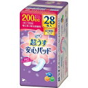 【送料無料・まとめ買い×10個セット】リブドゥ リフレ 超うす安心パッド 特に多い時も快適用 200cc まとめ買いパック 28枚入