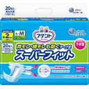 【送料込・まとめ買い×3個セット】大王製紙 アテント 背モレ・横モレも防ぐ うす型スーパーフィット テープ式 S-M 20枚入 ▼医療費控除対象商品