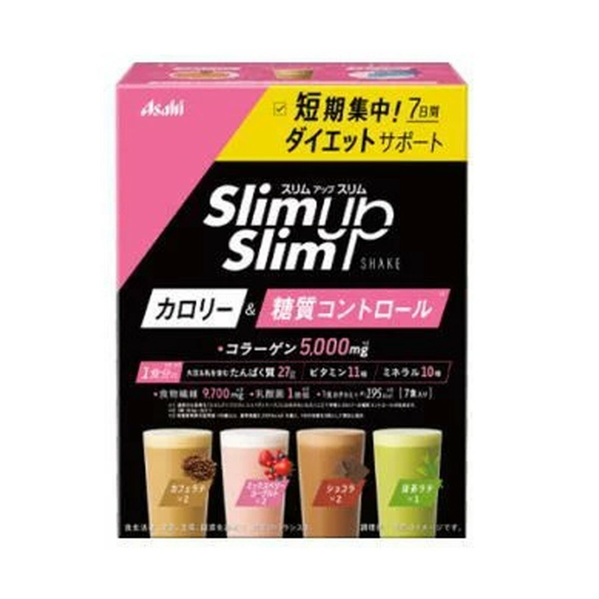 【送料込・まとめ買い×6個セット】アサヒグループ食品 スリムアップスリム シェイク 7食分