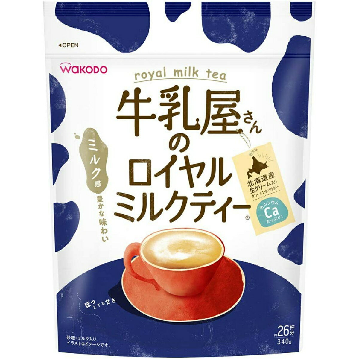 【送料込・まとめ買い×4個セット】アサヒグループ食品 和光堂 牛乳屋さんのロイヤルミルクティー 340g