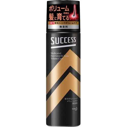 【送料込・まとめ買い×7個セット】花王 サクセス 薬用育毛トニック ボリュームケア 無香料 180g