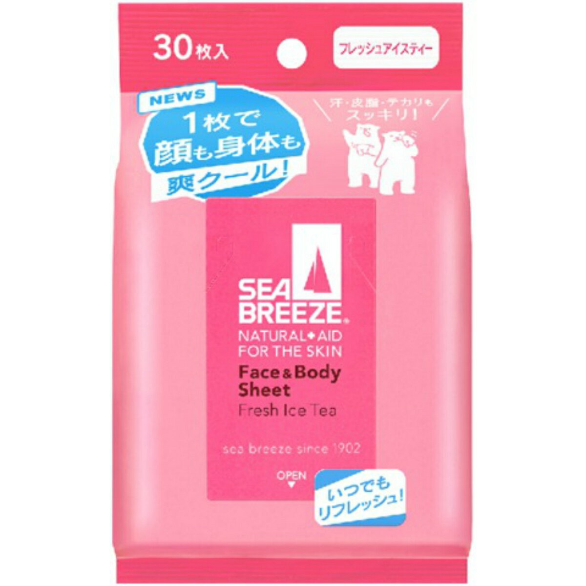 ファイントゥデイ シーブリーズ フェイス&ボディシート フレッシュアイスティー 30枚入のサムネイル