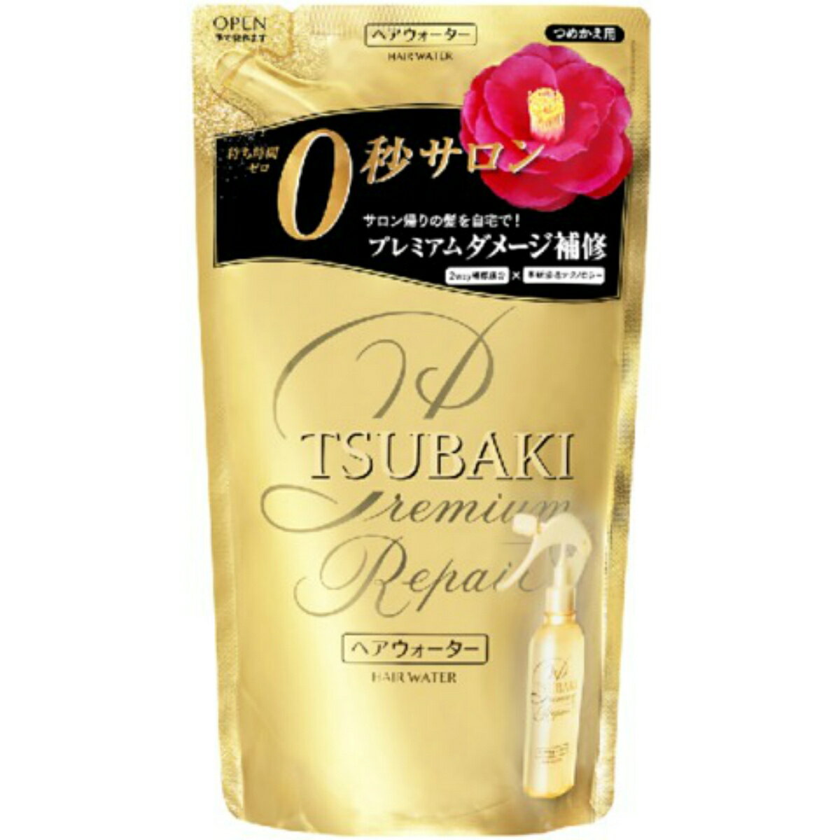 【送料込・まとめ買い×10個セット】ファイントゥデイ TSUBAKI プレミアムリペア ヘアウォーター つめかえ用 200ml