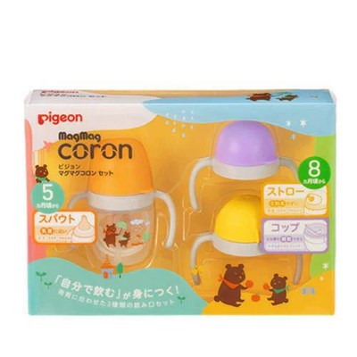 【送料込・まとめ買い×5個セット】ピジョン マグマグコロン スパウト ストロー コップ のセット 【送料込・まとめ買い×5個セット】ピジョン マグマグコロン スパウト ストロー コップ のセット