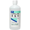 【送料込・まとめ買い×8個セット】健栄製薬 コンタクトレンズ用食塩水 500ml