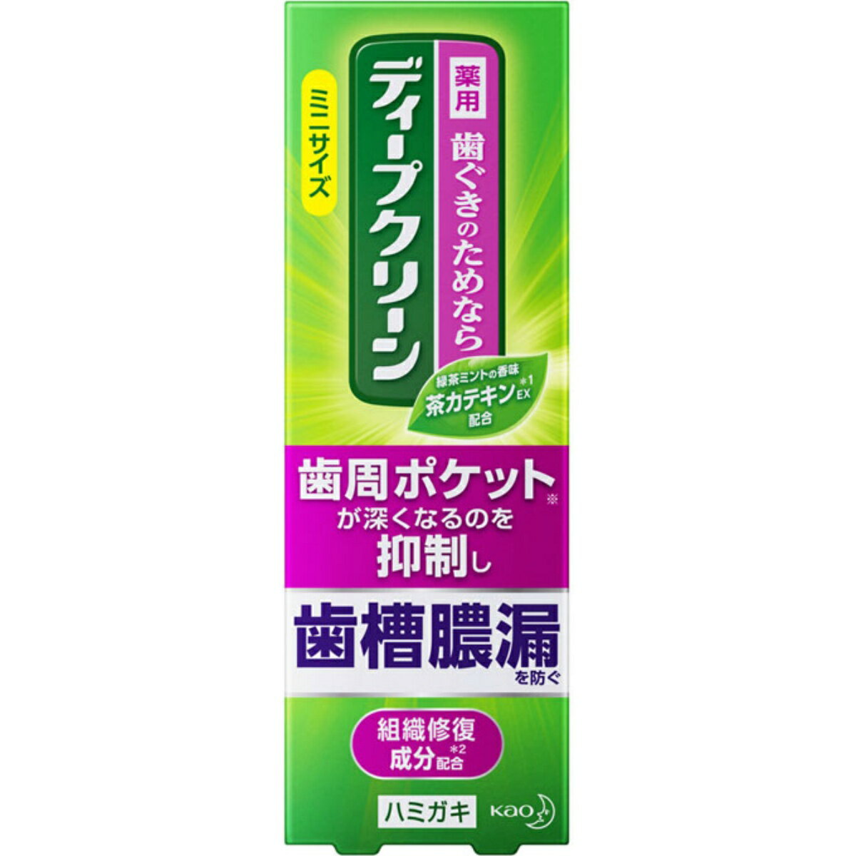 【送料無料・まとめ買い×3】花王 ディープクリーン 薬用ハミガキ 60g