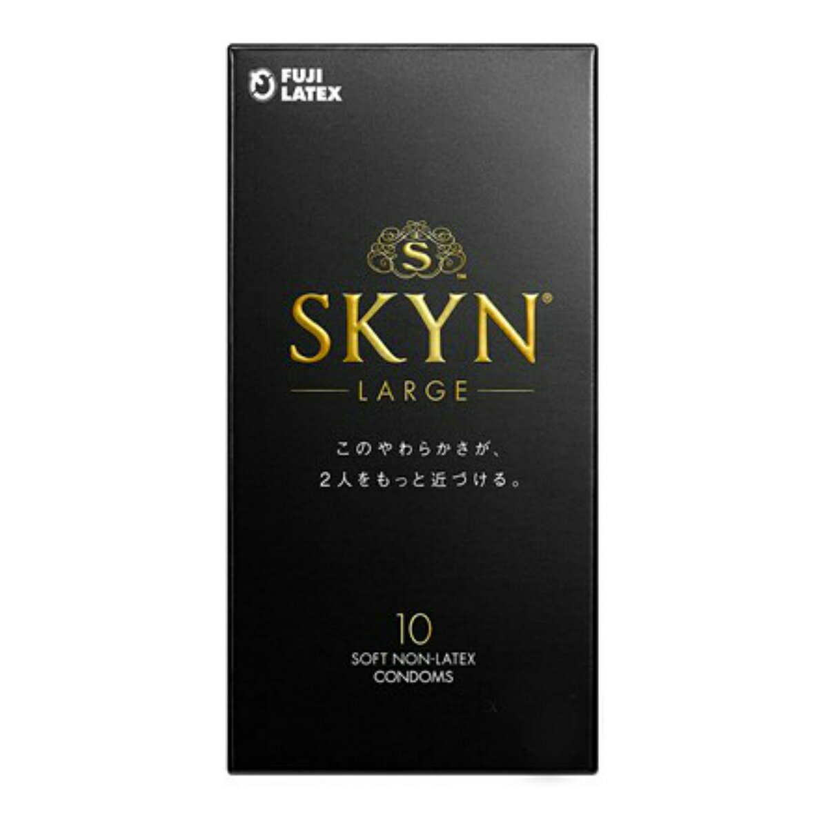 【送料込・まとめ買い×6個セット】不二ラテックス SKYN ラージ 10個入 コンドーム