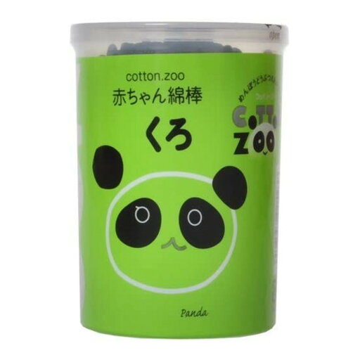 【送料込・まとめ買い×10個セット】平和メディク COTTON ZOO コットン・ズー 赤ちゃん 綿棒 くろ 160本入 【送料込・まとめ買い×10個セット】平和メディク COTTON ZOO コットン・ズー 赤ちゃん 綿棒 くろ 160本入