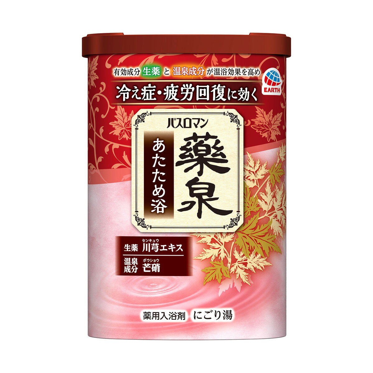 アース バスロマン 薬用入浴剤 薬泉 あたため浴 600g