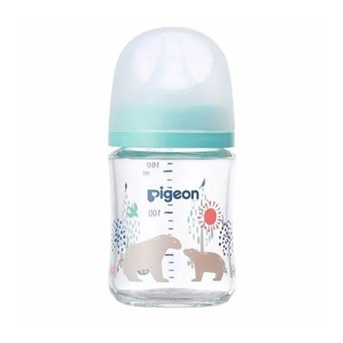 ピジョン 母乳実感 哺乳びん 耐熱ガラス Bear 160ml