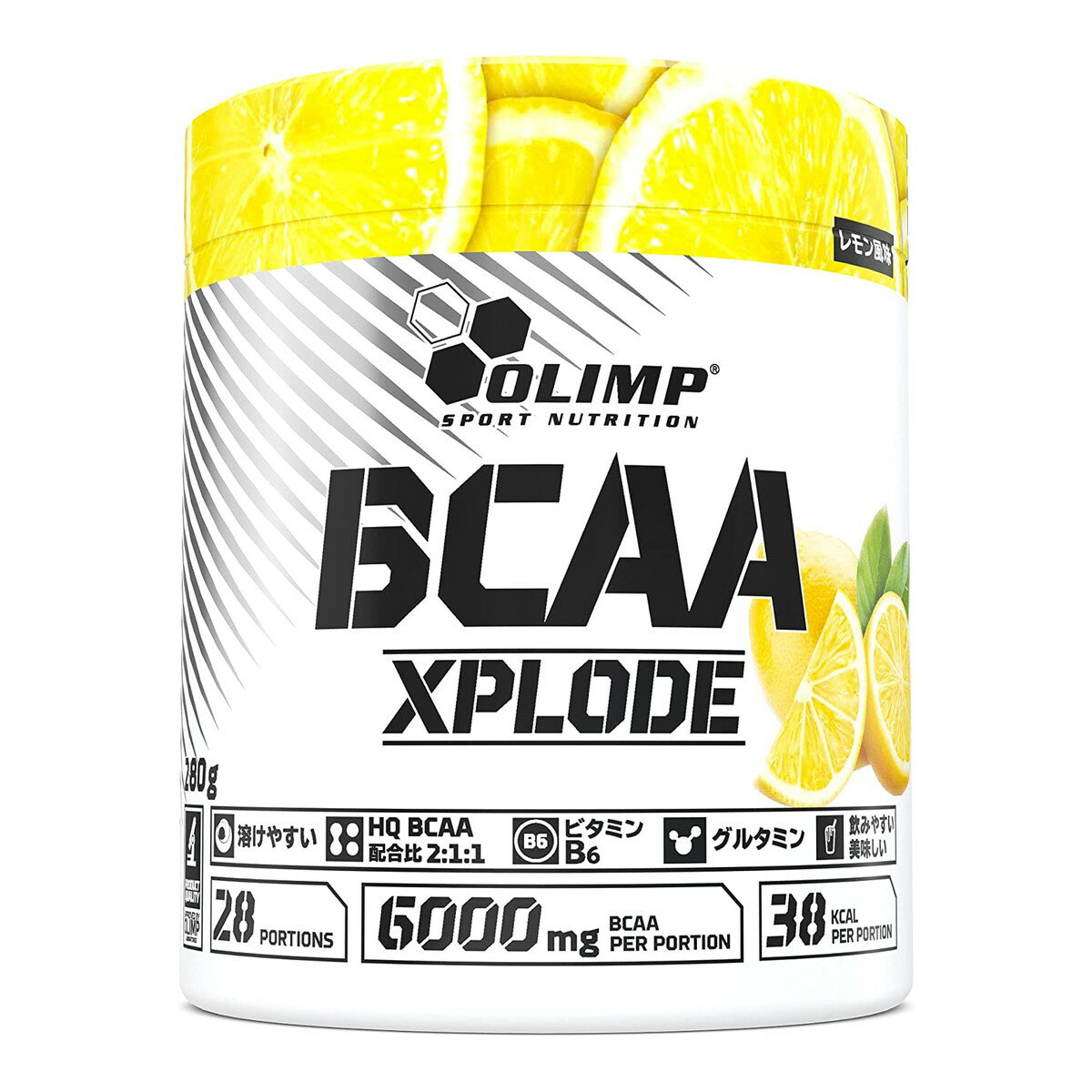 商品名：OLIMP オリンプ BCAA XPLODE レモン 280g パウダータイプ内容量：280gJANコード：4580687380115発売元、製造元、輸入元又は販売元：Olimp Laboratories原産国：ポーランド区分：その他健康食品商品番号：103-4580687380115商品説明●水でサッと溶け、泡立ちが少ない。●アミノ酸の黄金比率と呼ばれるL-ロイシン、L-バリン、L-イソロイシンを、2：1：1の割合で配合。●疲労回復に役立つL-グルタミン酸や筋合成を高めるビタミンB6もプラス。●ジュースのようにゴクゴク飲める、レモンのフレーバー広告文責：アットライフ株式会社TEL 050-3196-1510 ※商品パッケージは変更の場合あり。メーカー欠品または完売の際、キャンセルをお願いすることがあります。ご了承ください。