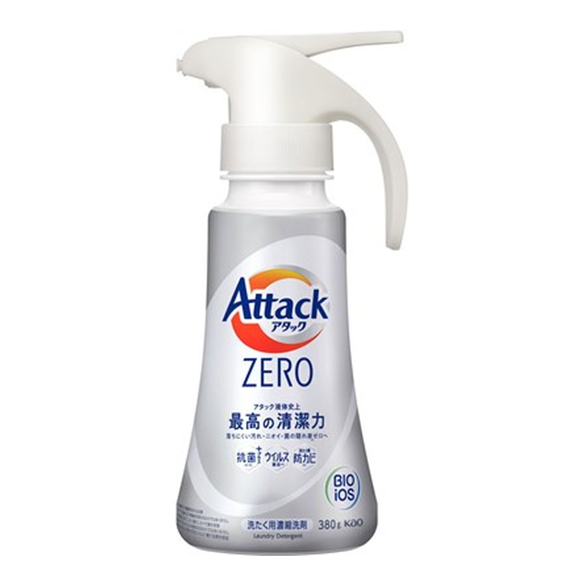 花王 アタック Attack ZERO ワンハンドタイプ 380g 洗たく用洗剤のサムネイル