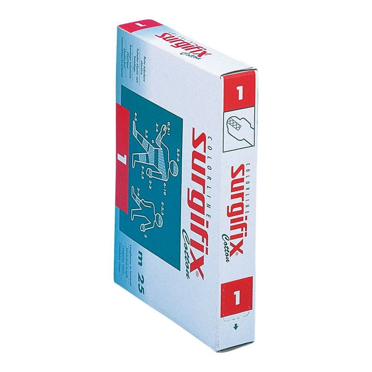 川本産業 カワモト ネット包帯 サージフィックス 1 幅1.6×伸長25m 指