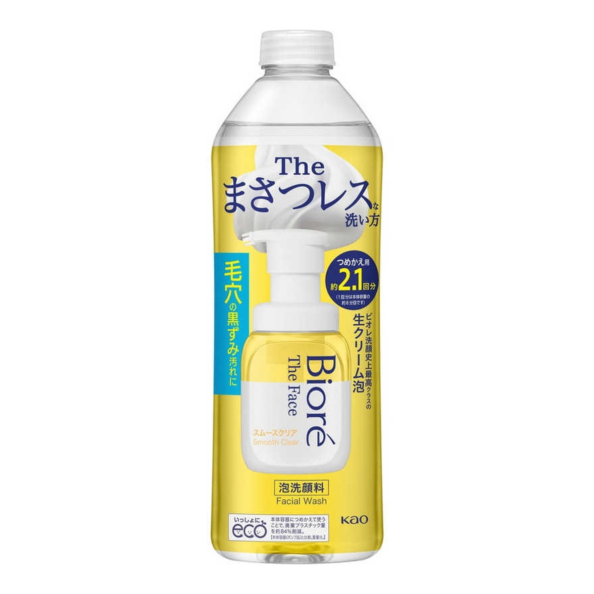 花王 Kao ビオレ ザフェイス 泡洗顔料 スムースクリア つめかえ用 340ml