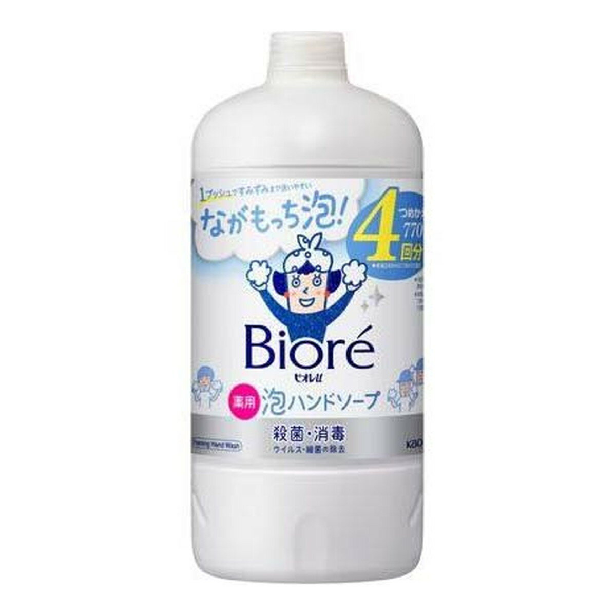 花王 Kao ビオレu 薬用 泡 ハンドソープ つめかえ用 770ml 医薬部外品