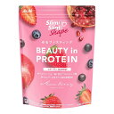 【送料込・まとめ買い×5個セット】アサヒグループ食品 スリムアップスリム シェイプ BEAUTY in PROTEIN アサイーベリー 300g プロテイン