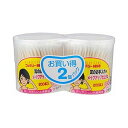 白十字 ファミリーケア ファミリー綿棒 200本入×2個パック