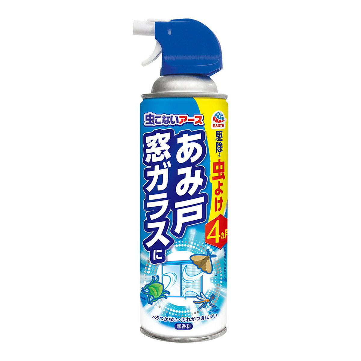 アース製薬 虫こないアース あみ戸 窓ガラスに 450ml