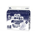 【送料込・まとめ買い×3個セット】ユニ・チャーム ライフリー 一晩中安心 さらさらパッド Skin Condition スキンコンディション スーパー 45枚入...