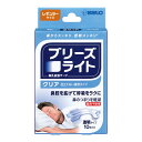 【送料込・まとめ買い×5個セット】佐藤製薬 ブリーズライト クリア 透明 レギュラー 10枚入