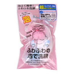 【送料込・まとめ買い×5個セット】石原商店 MF300 ふわふわ洗顔 AWA 泡立てネット吸盤フック付き