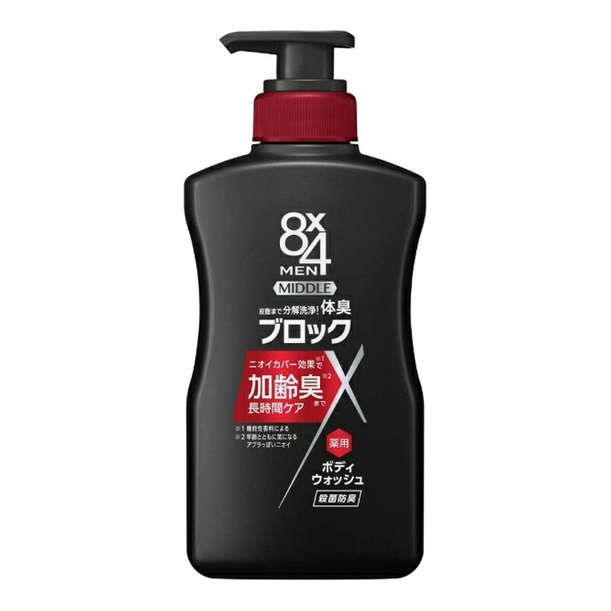 花王 エイトフォーメン 8x4 MEN ミドル 薬用 ボディウォッシュ 400ml 医薬部外品 加齢臭ケア