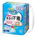 【送料込・まとめ買い×3個セット】花王 リリーフ まるで下着 超うす パンツタイプ 2回分 ピンク L-LL 16枚入 大人用紙パンツ 医療費控除対象品