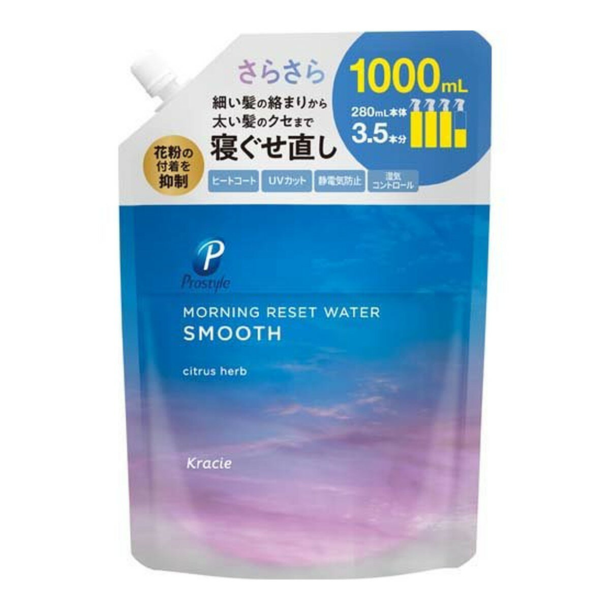 クラシエ プロスタイル モーニングリセットウォーター シトラスハーブの香り 詰替用 1000mL