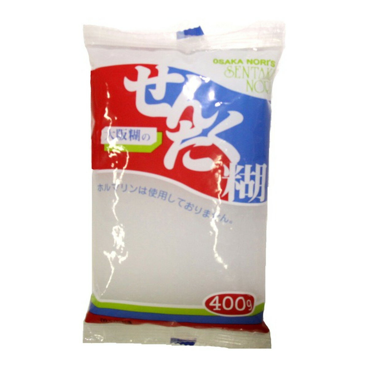 【送料込・まとめ買い×10個セット】大阪糊本舗 新平型澱粉糊 400g せんたく糊