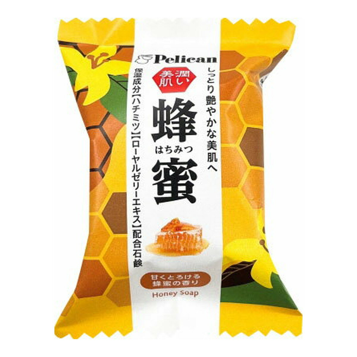 【×6個 送料込】ペリカン石鹸 ペリカンファミリー石鹸 蜂蜜 80g